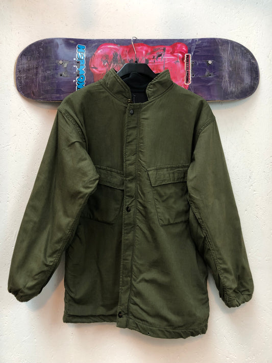 Buthe Men’s L Olive Green Military Jacket