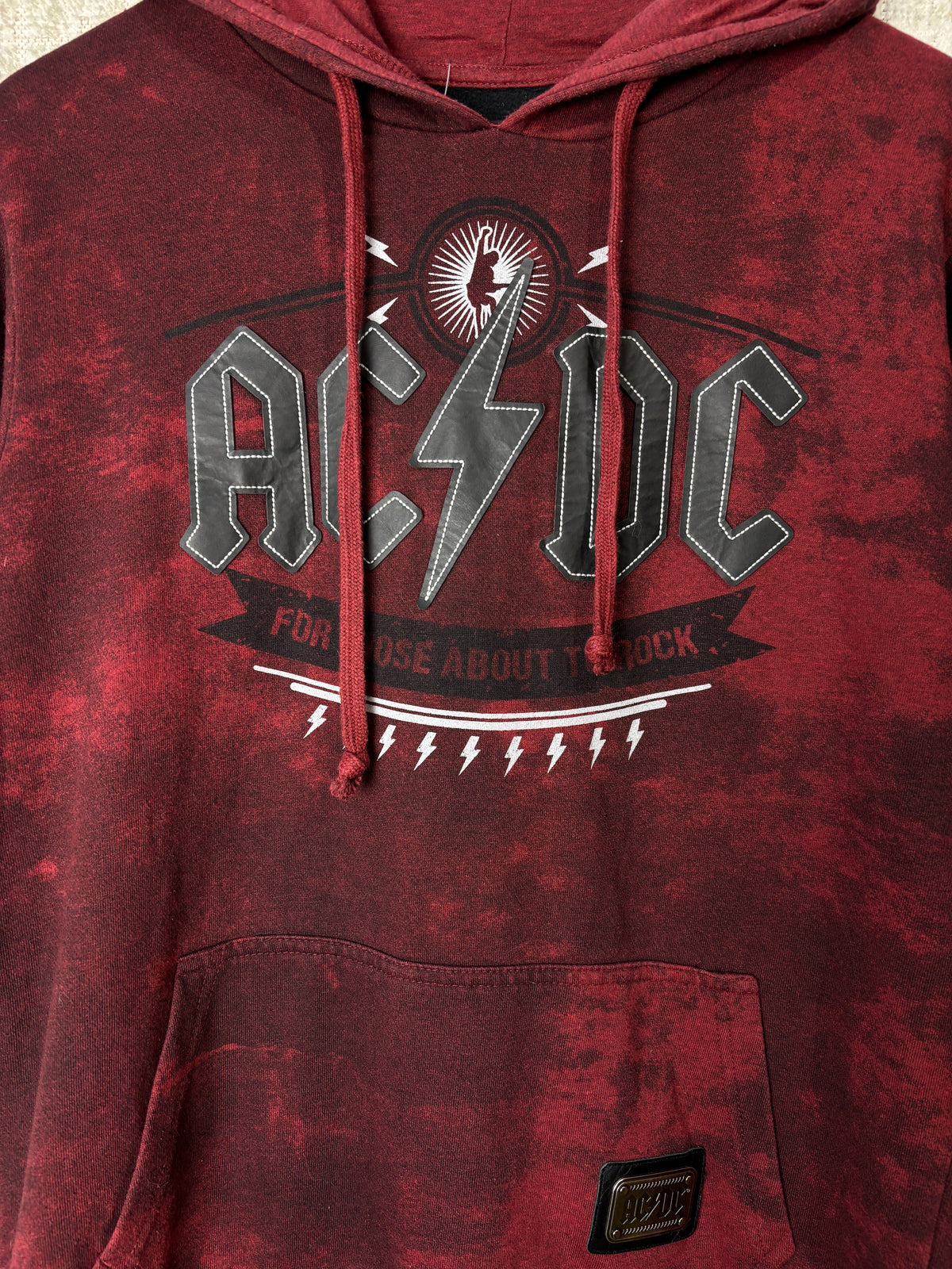 AC/DC Signature Collection Washed Hoodie