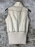 Vila Clothes Faux Shearling Fur Gilet