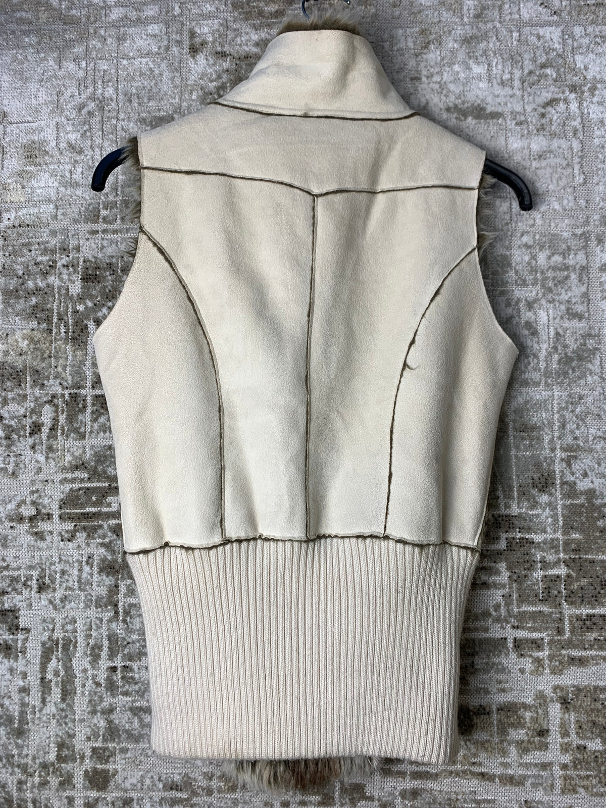 Vila Clothes Faux Shearling Fur Gilet