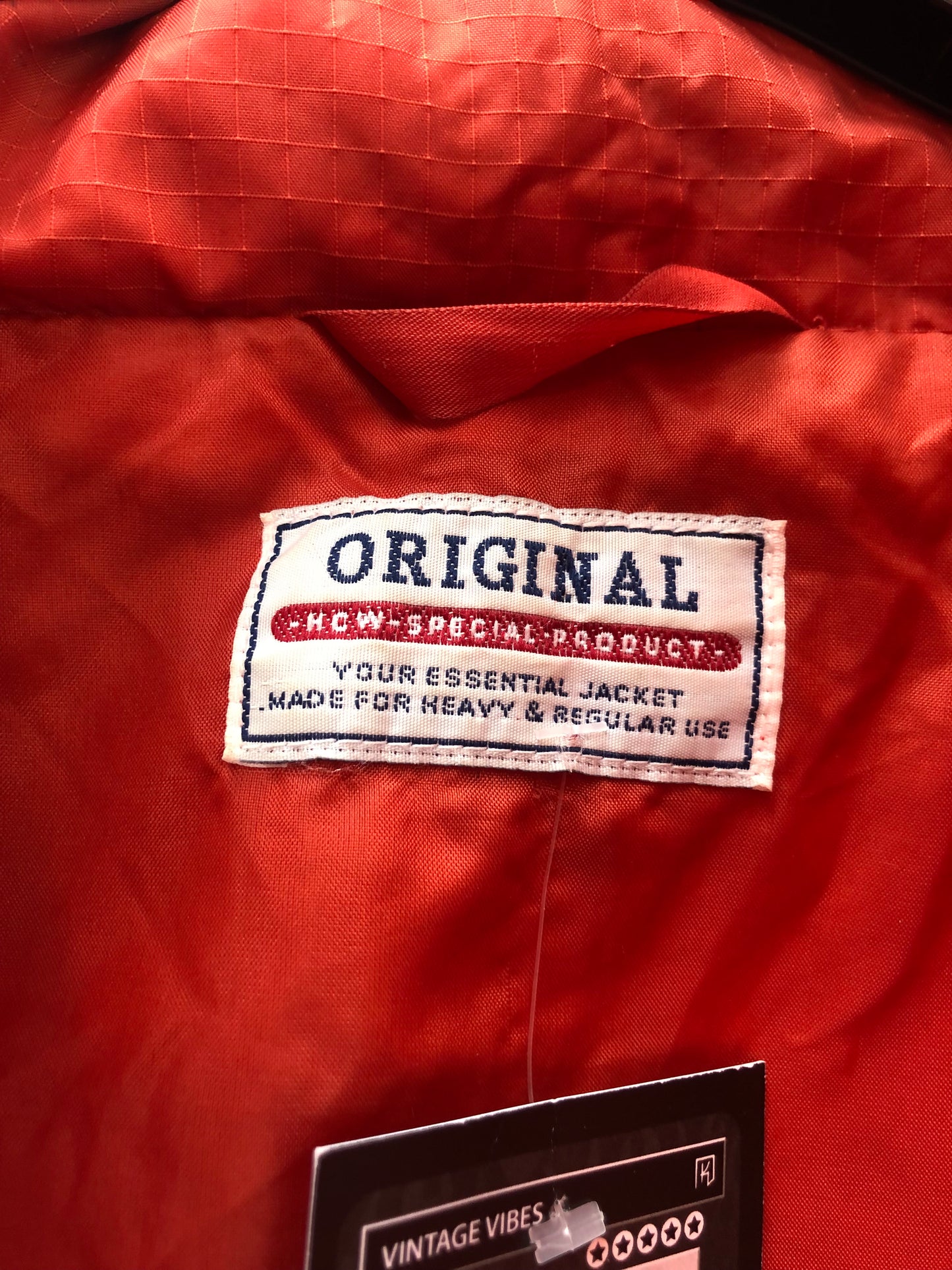 Vintage HCW Red Pullover Windbreaker Jacket