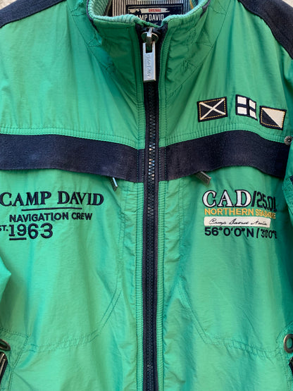Men's Vintage Camp David Green Sea Jacket