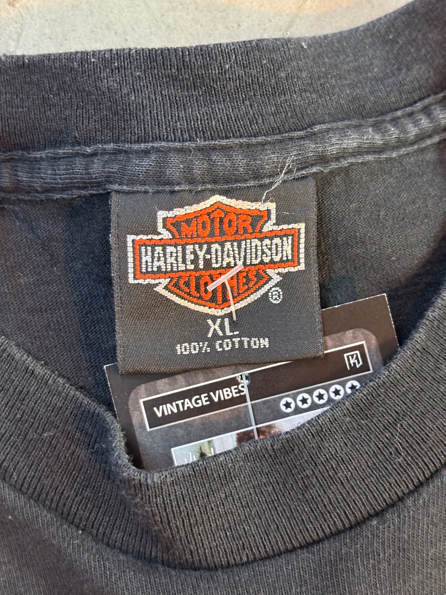 Vintage 1992 Harley Davidson XL Black T-Shirt