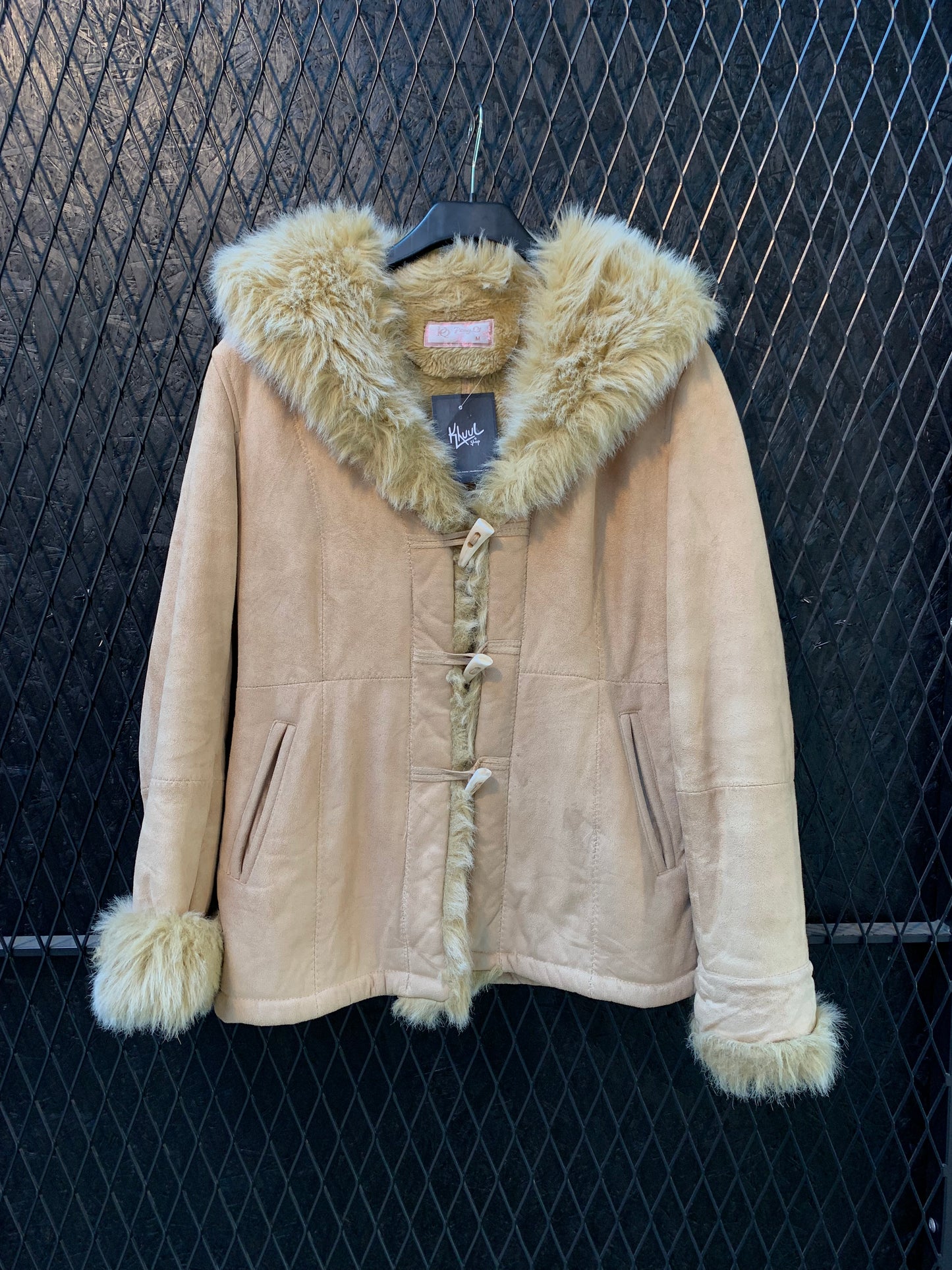 Womens Y2K Fur Jacket