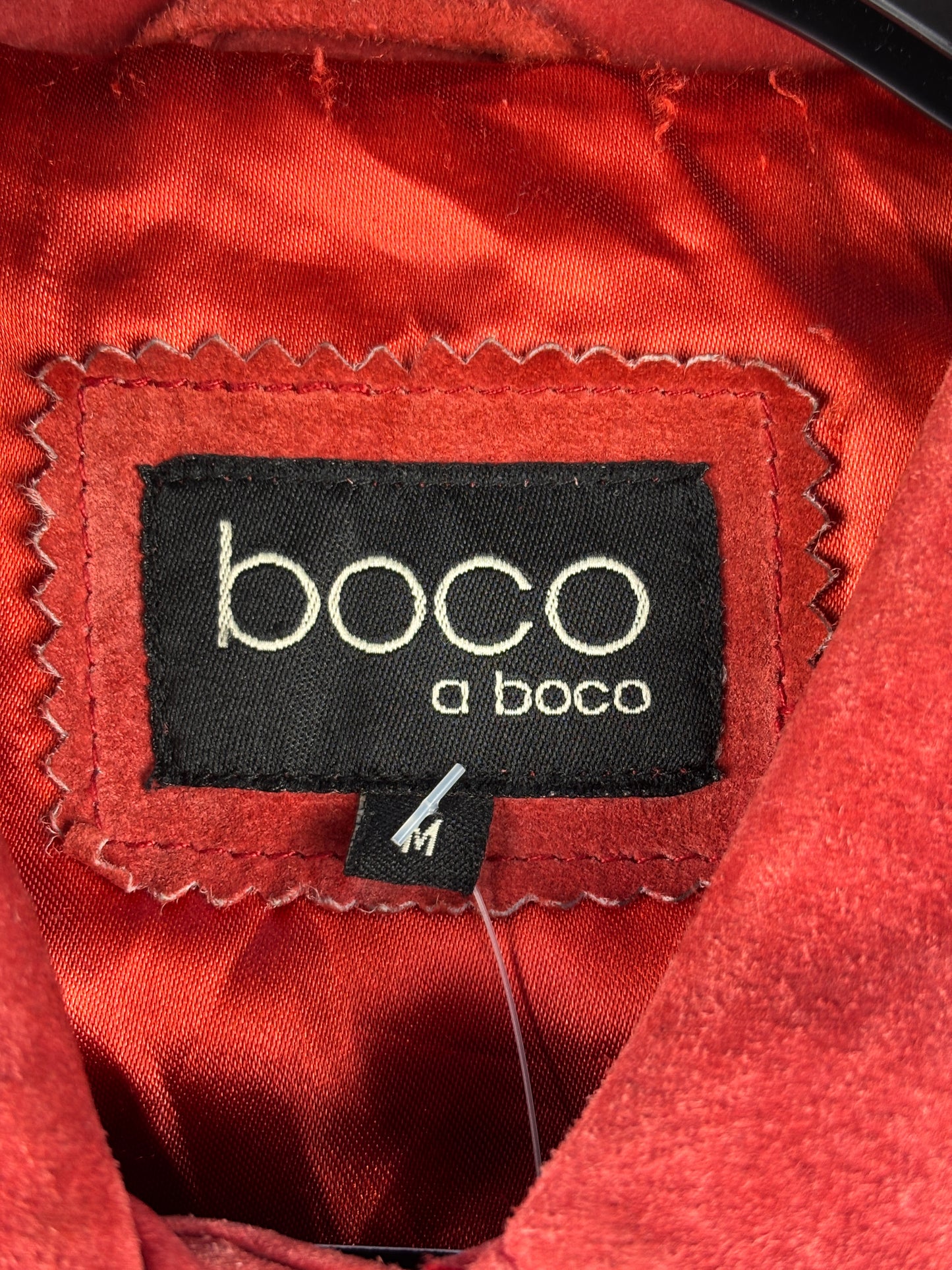 Women's Vintage Red Suede Jacket