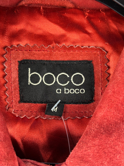 Women's Vintage Red Suede Jacket