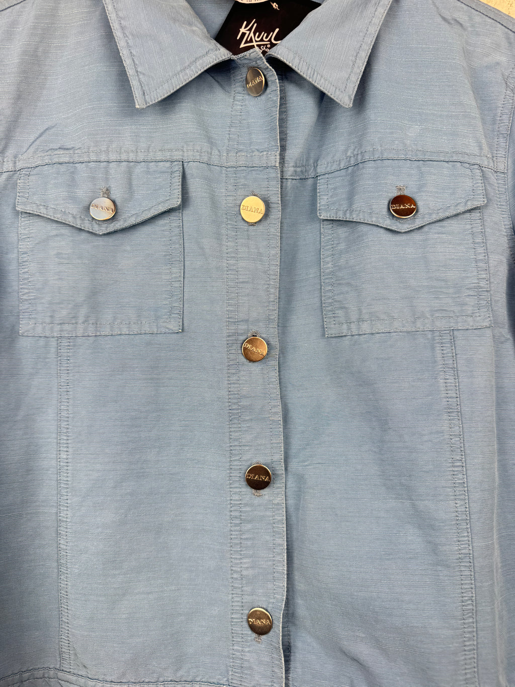 Womens Vintage Diana Galles Blue Jacket