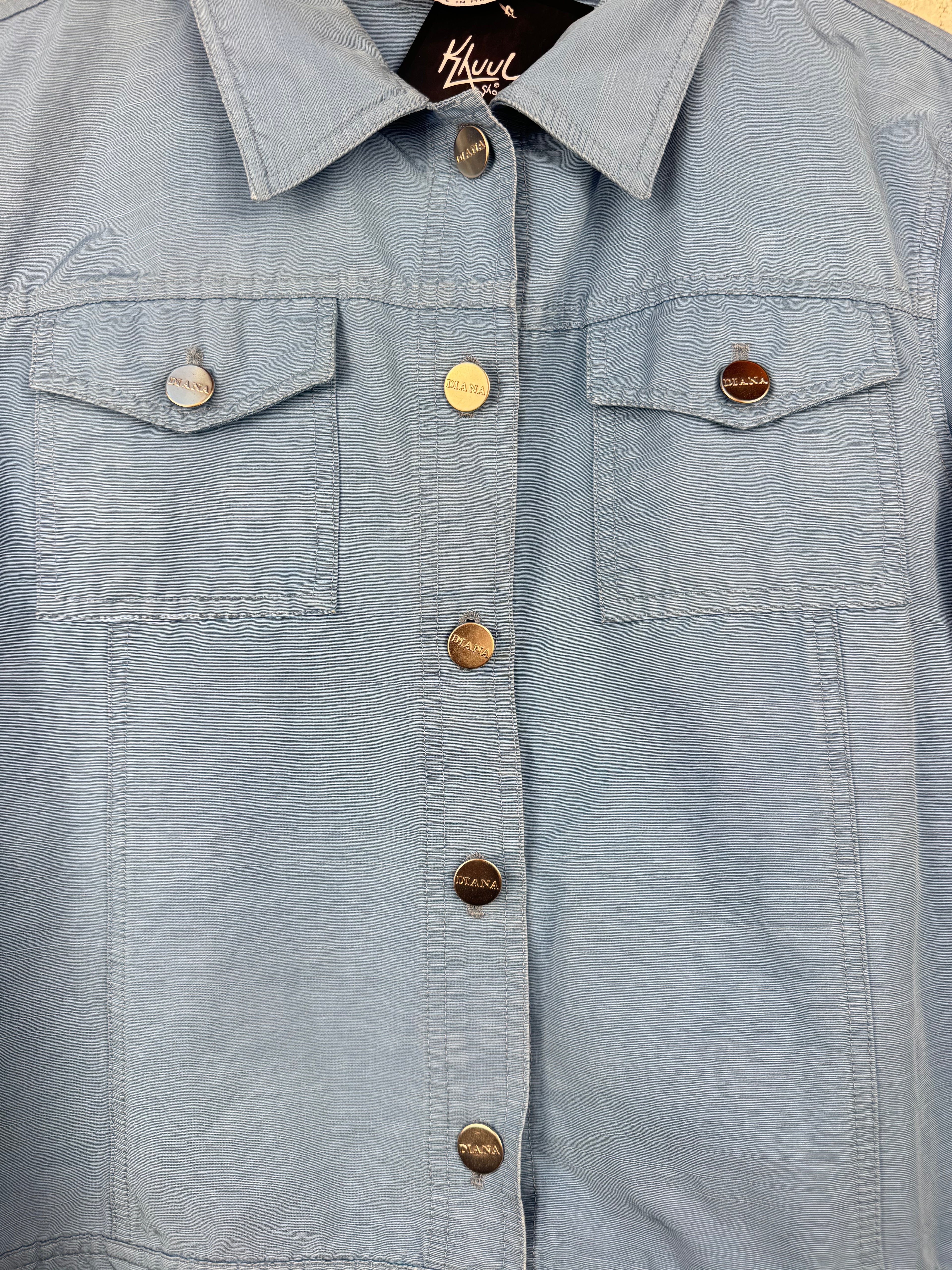 Womens Vintage Diana Galles Blue Jacket
