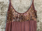 French Connection Sequin Strappy Cami