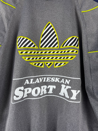 Mens Vintage Adidas Gray Track Jacket