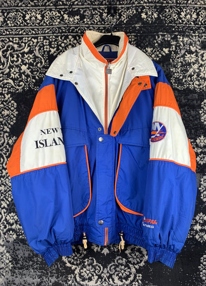 Mens Vintage Nutmeg by Campri New York Islander NHL Team Jacket