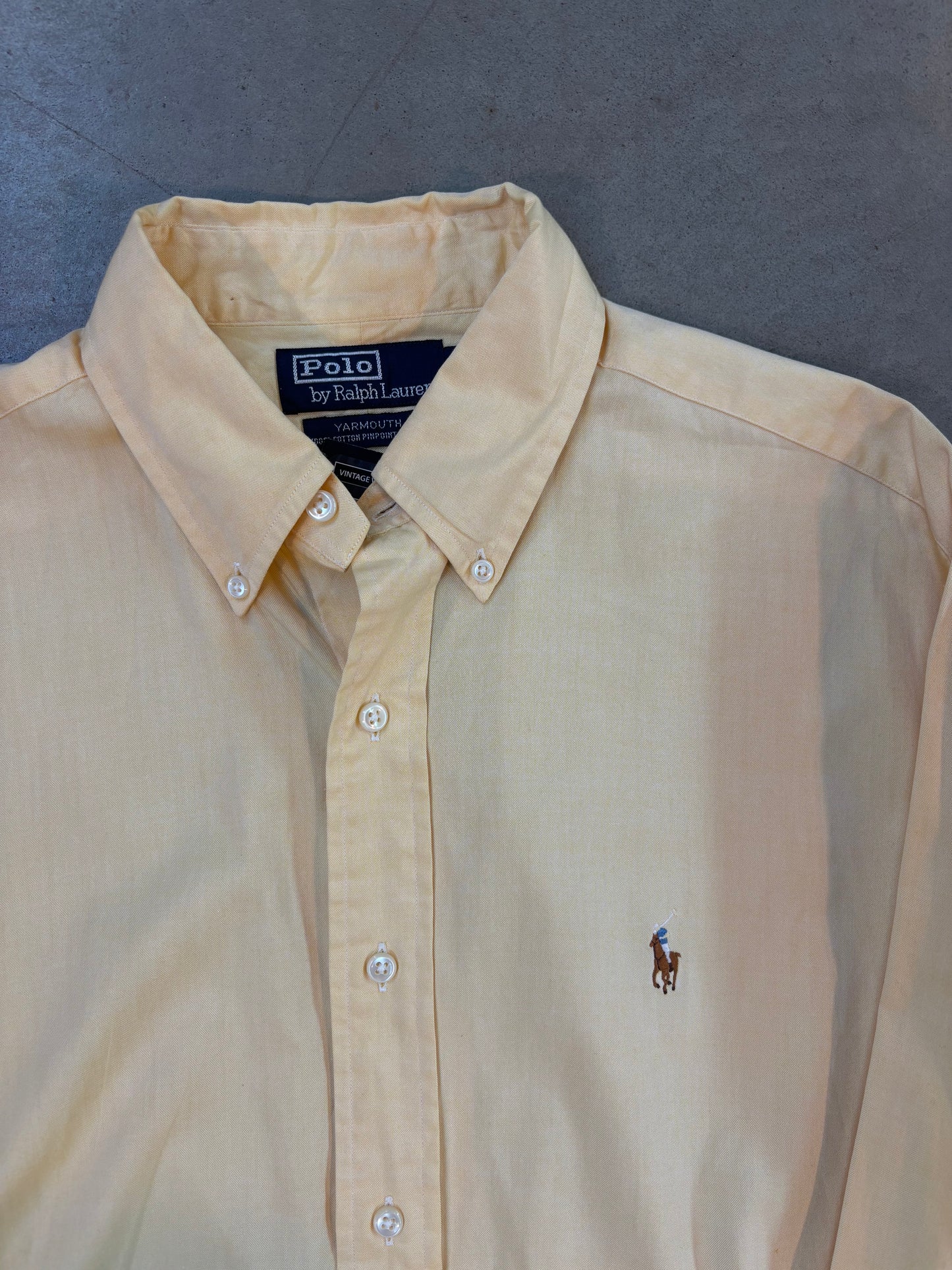 Polo Ralph Lauren Yellow Button-Down Shirt