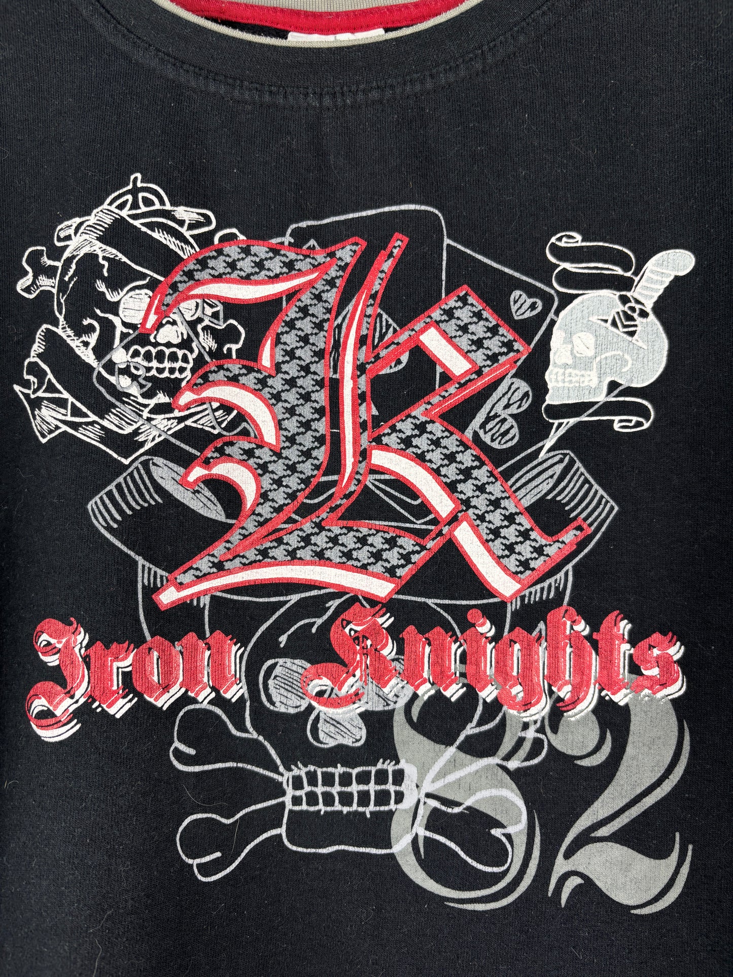 Women's Y2K Iron Knights Graphic Dark Longsleeve Shirt