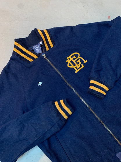 Vintage LRG Dark Blue Varsity Jacket