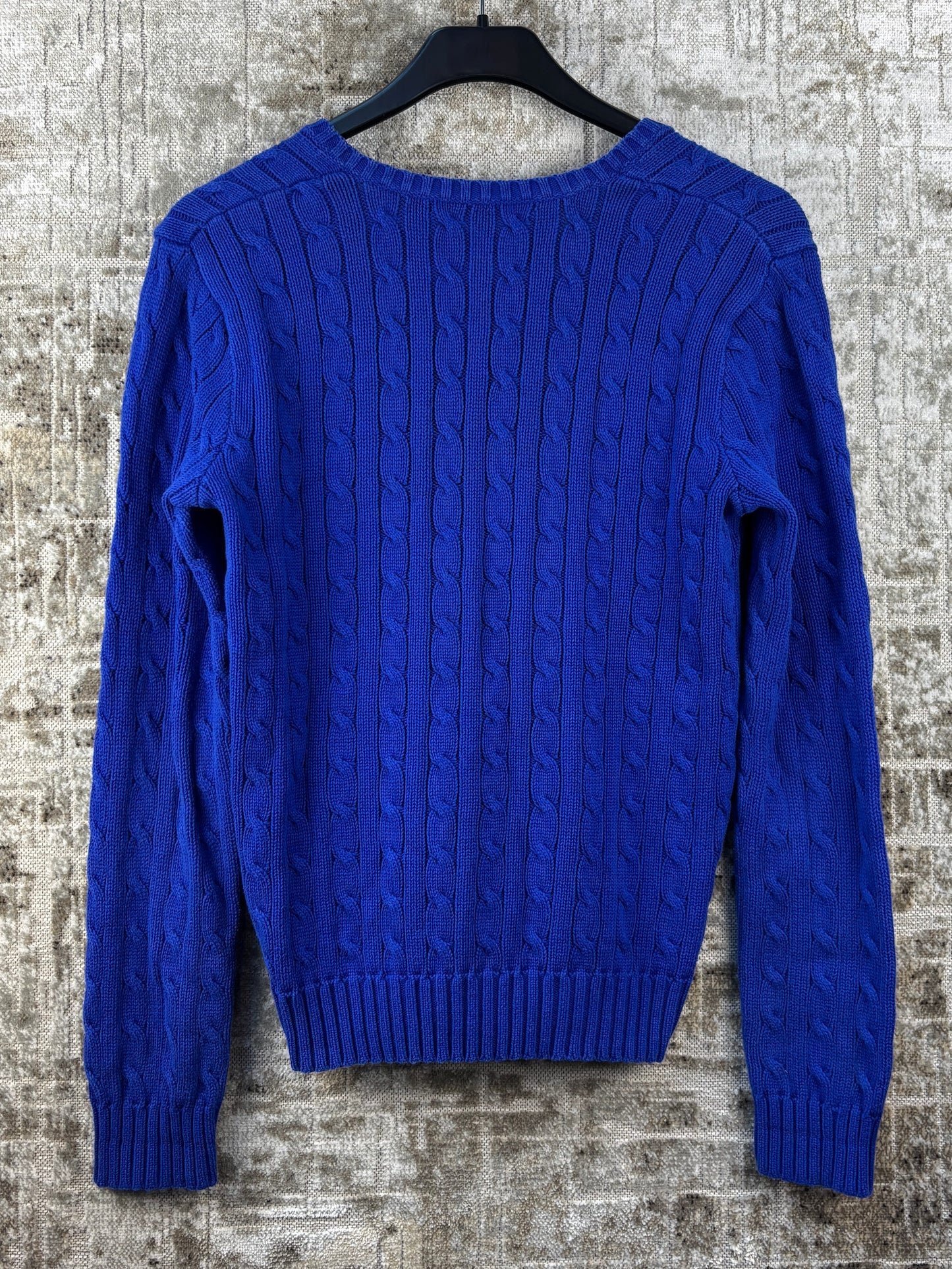 Vintage Unisex Ralph Lauren Sport Electric Blue Sweater