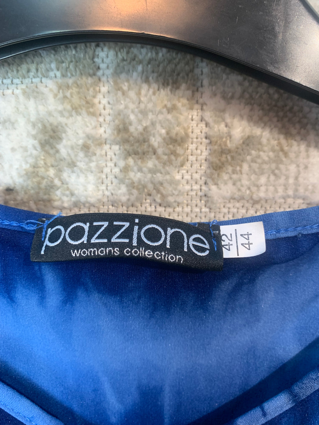 Pazzione Y2K Tie-Dye Glitter Long Sleeve Top