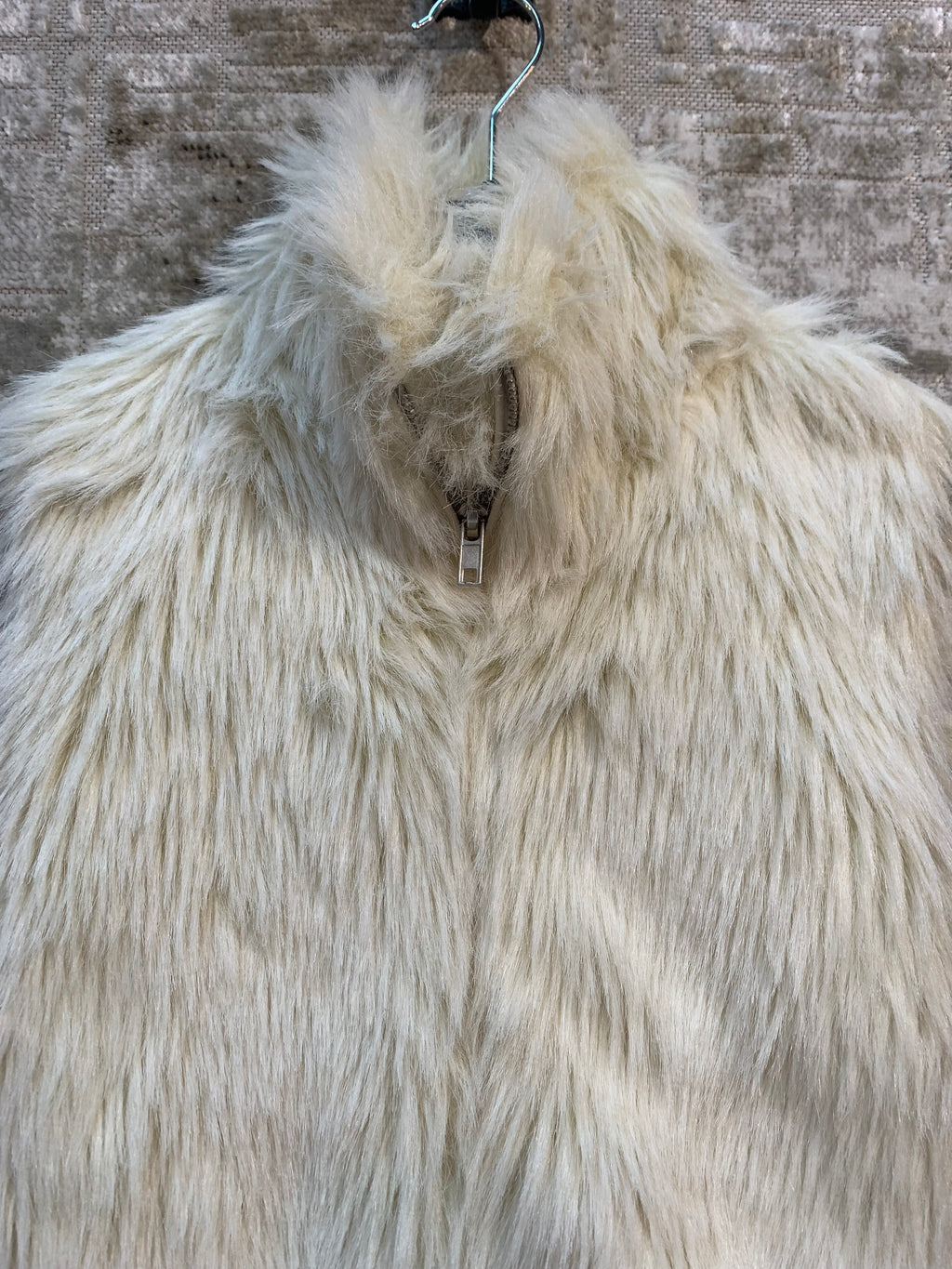 Y2K Shaggy Faux Fur Zip Vest