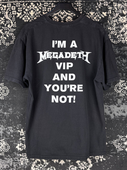 Megadeth VIP 2023 Black T-Shirt