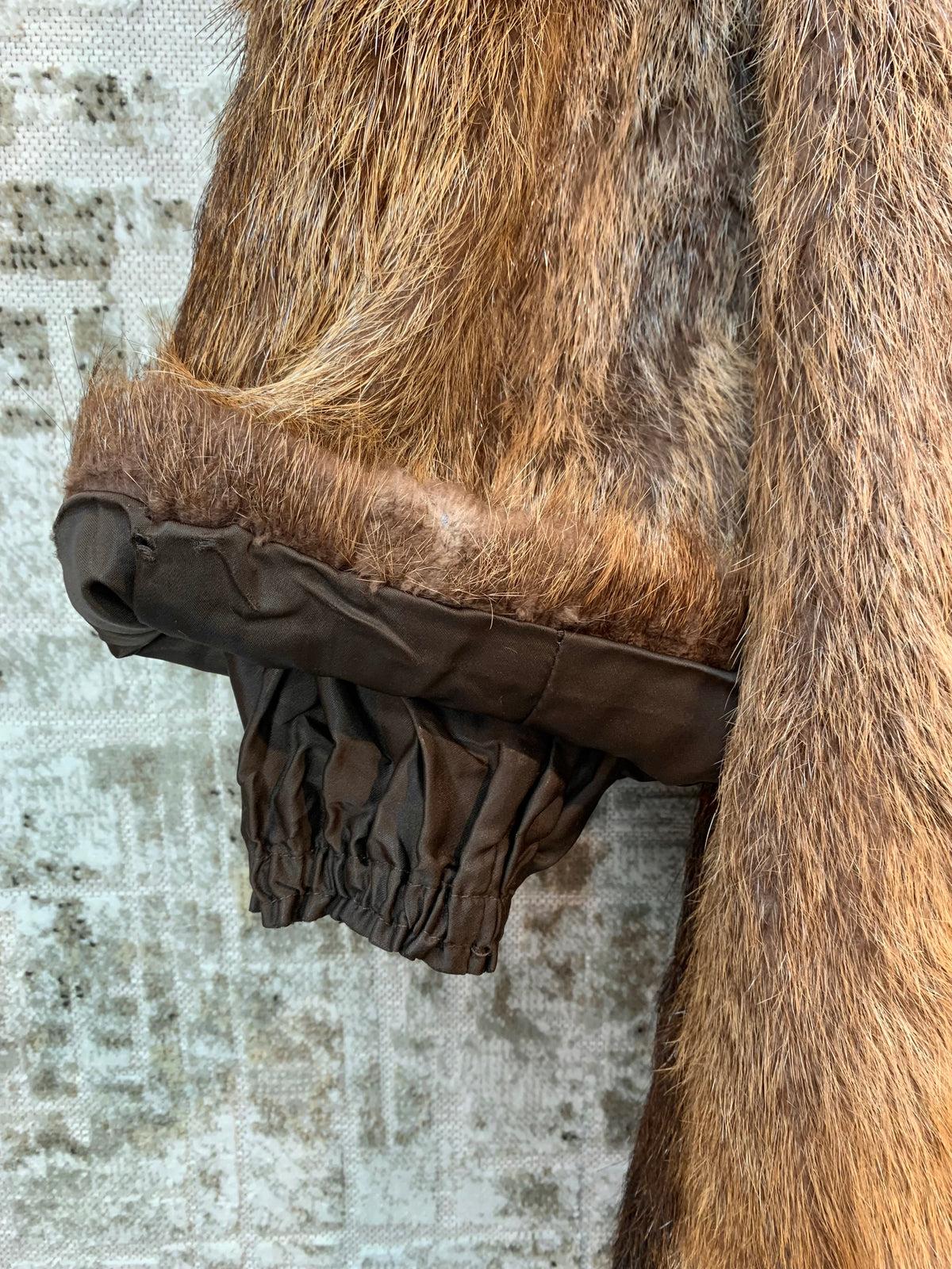 Vintage Full-Length Beaver Fur Coat