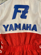 Mens Vintage Yamaha Red White Blue Racing Jacket