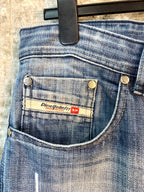 Diesel Y2K Distressed Button-Fly Jeans