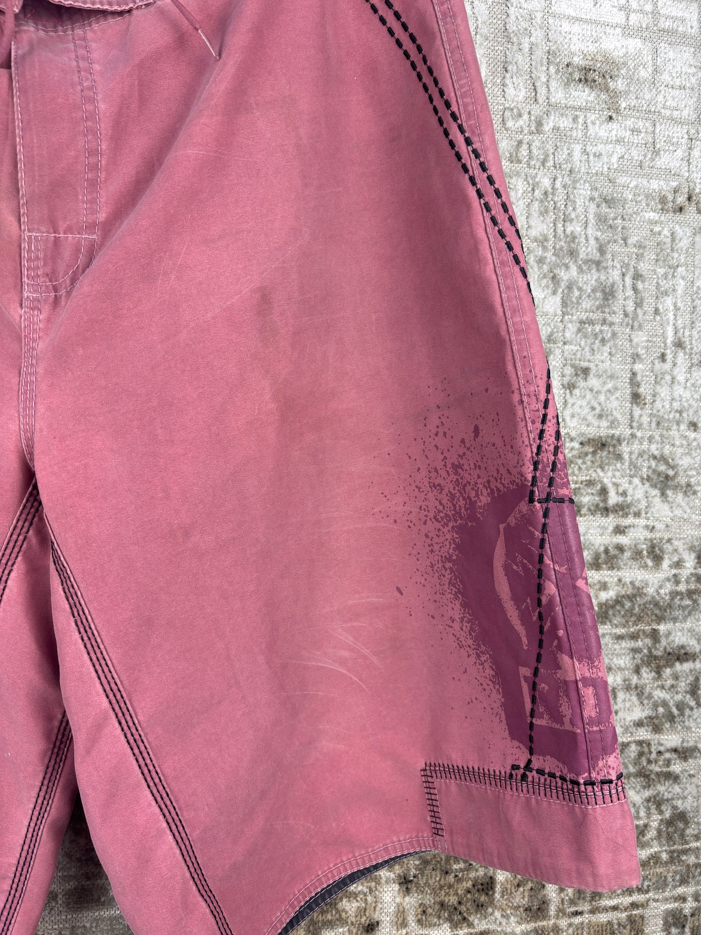 Mens Y2K Brunotti Pink Surf Shorts