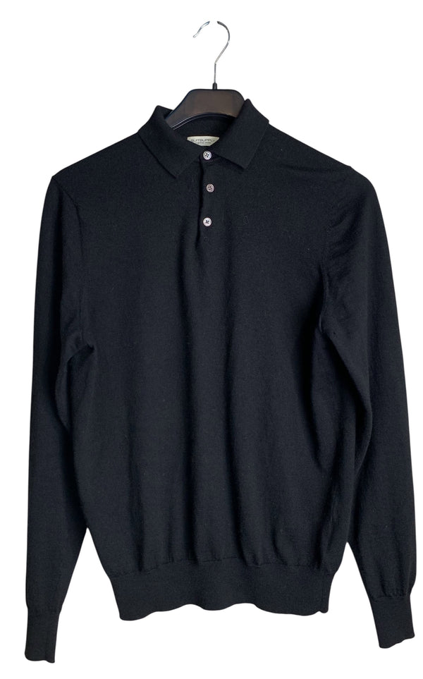 Suitsupply Merino Wool Polo Sweater