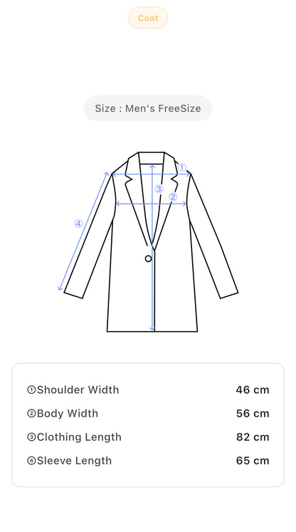 Mens Vintage Finnish Black Leather Fashion Coat