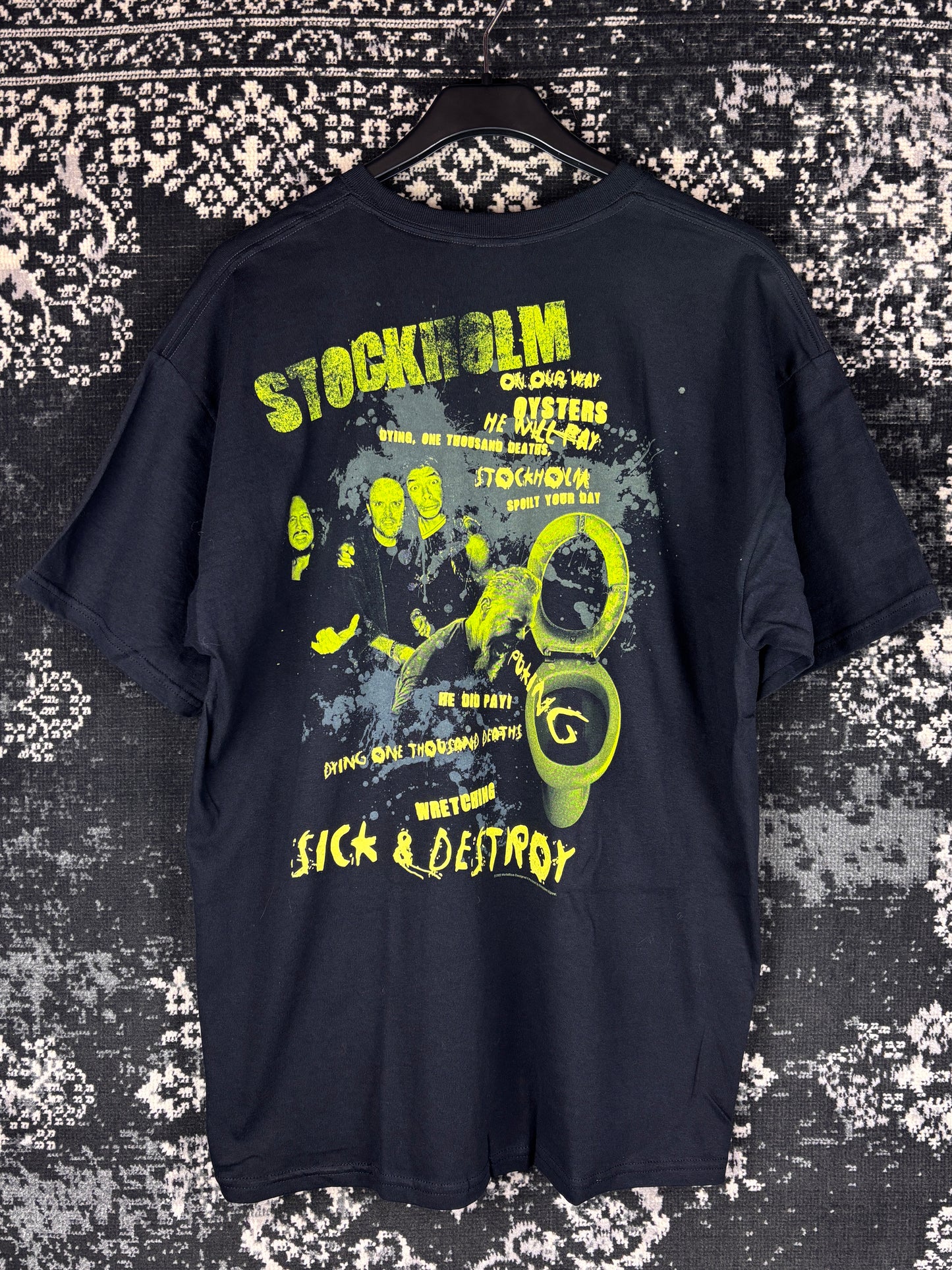 Metallica Stockholm Globen 2009 Tour T-Shirt