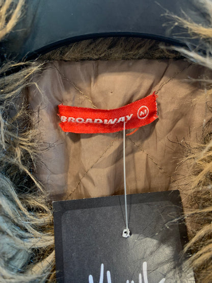 BROADWAY Light Brown Full Zip Winter Coat