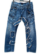 Cipo & Baxx Distressed Patchwork Jeans
