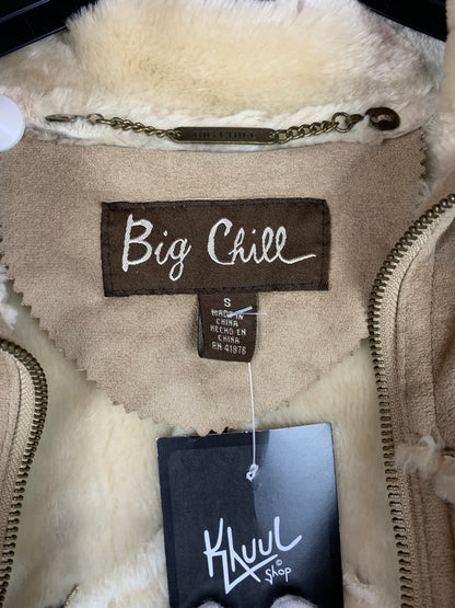 Women's Vintage Creamy Faux Suede Coat