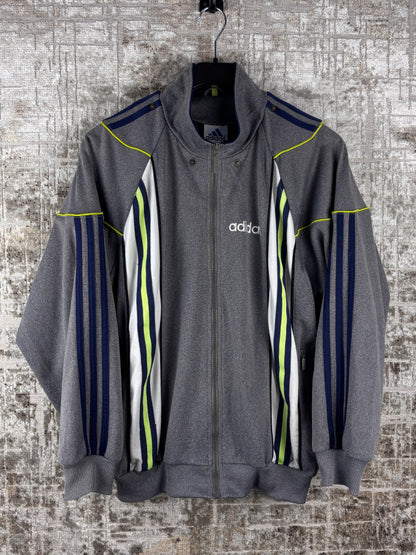Mens Vintage Adidas Gray Track Jacket