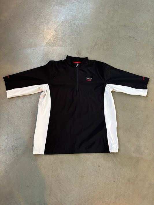 Audi Motorsport Black White Zip Shirt