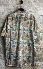 Thai Silk by Apple Abstract Print Shirt