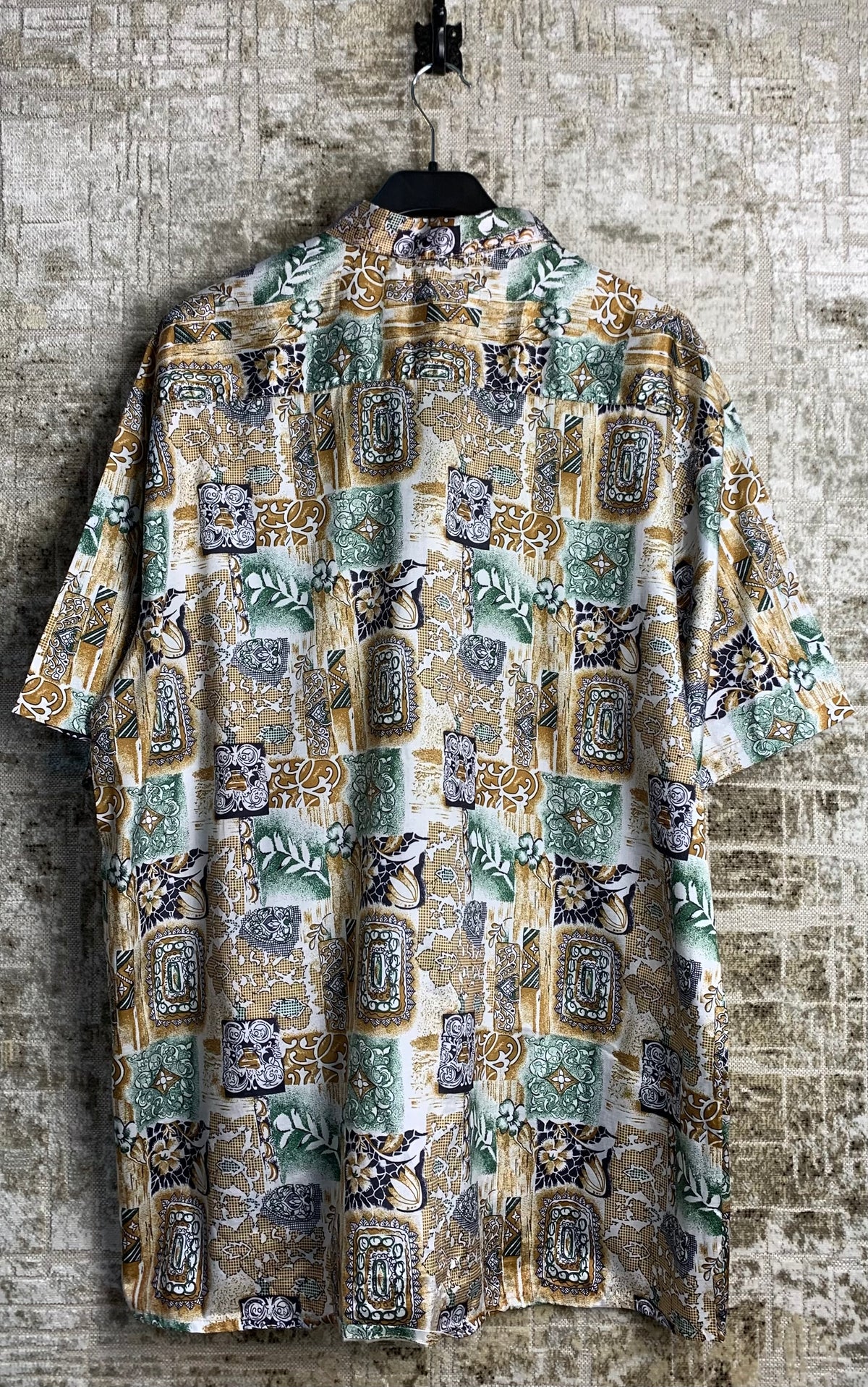 Thai Silk by Apple Abstract Print Shirt