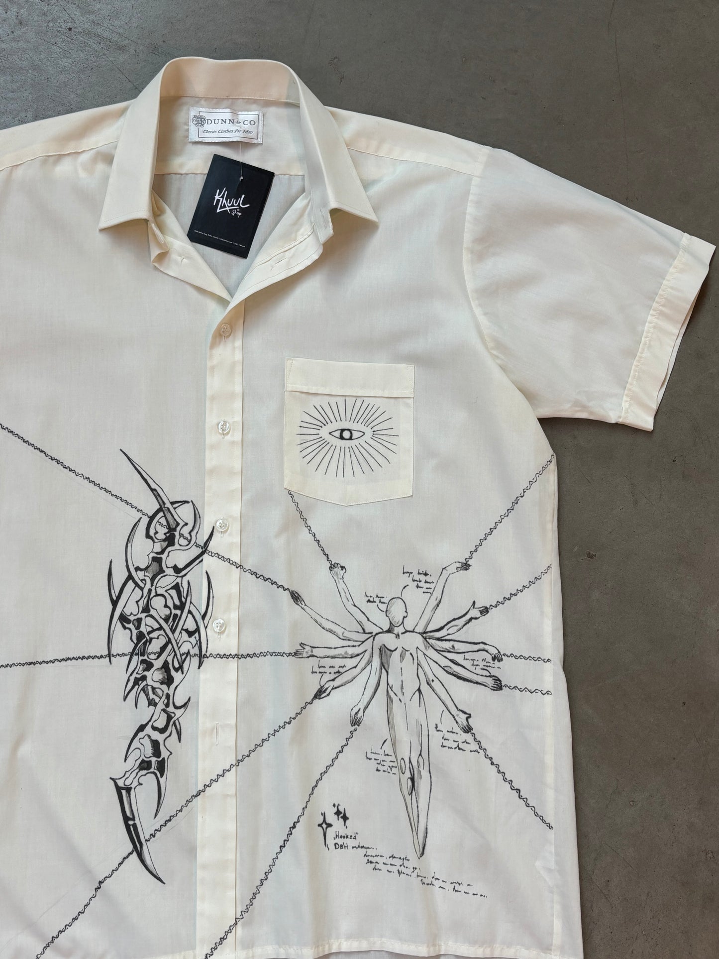 Dunn & Co Cream Graphic Shirt