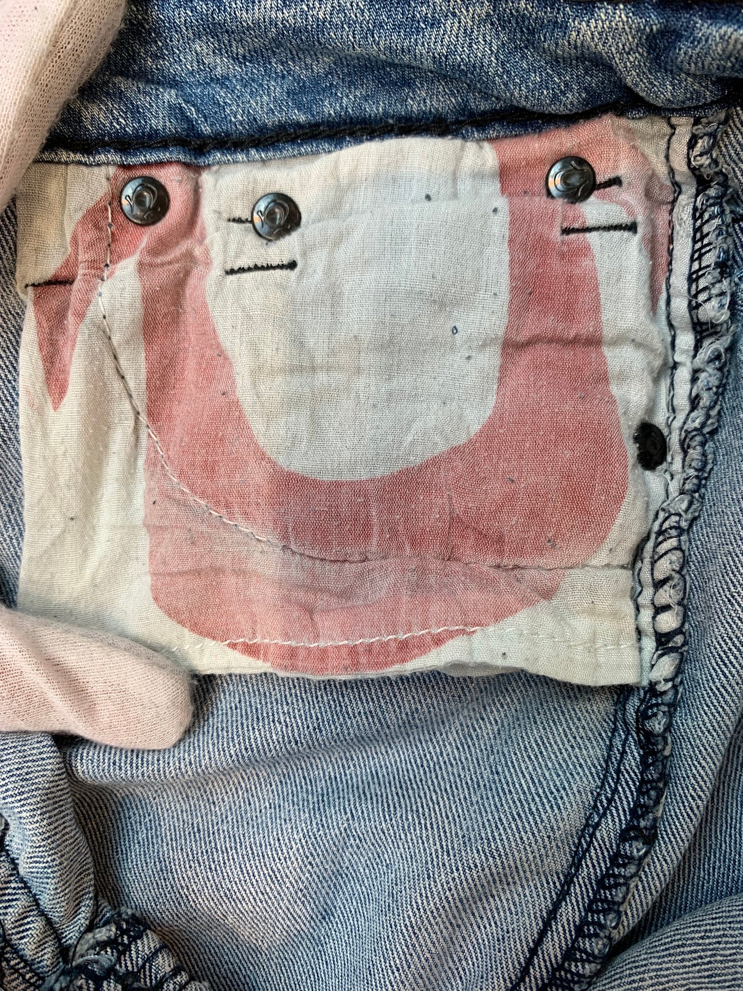 True Religion Light Wash Straight Jeans