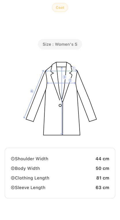 Women's Vintage Creamy Faux Suede Coat