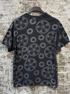 Mens Vintage Stüssy All Over Gear Print T Shirt