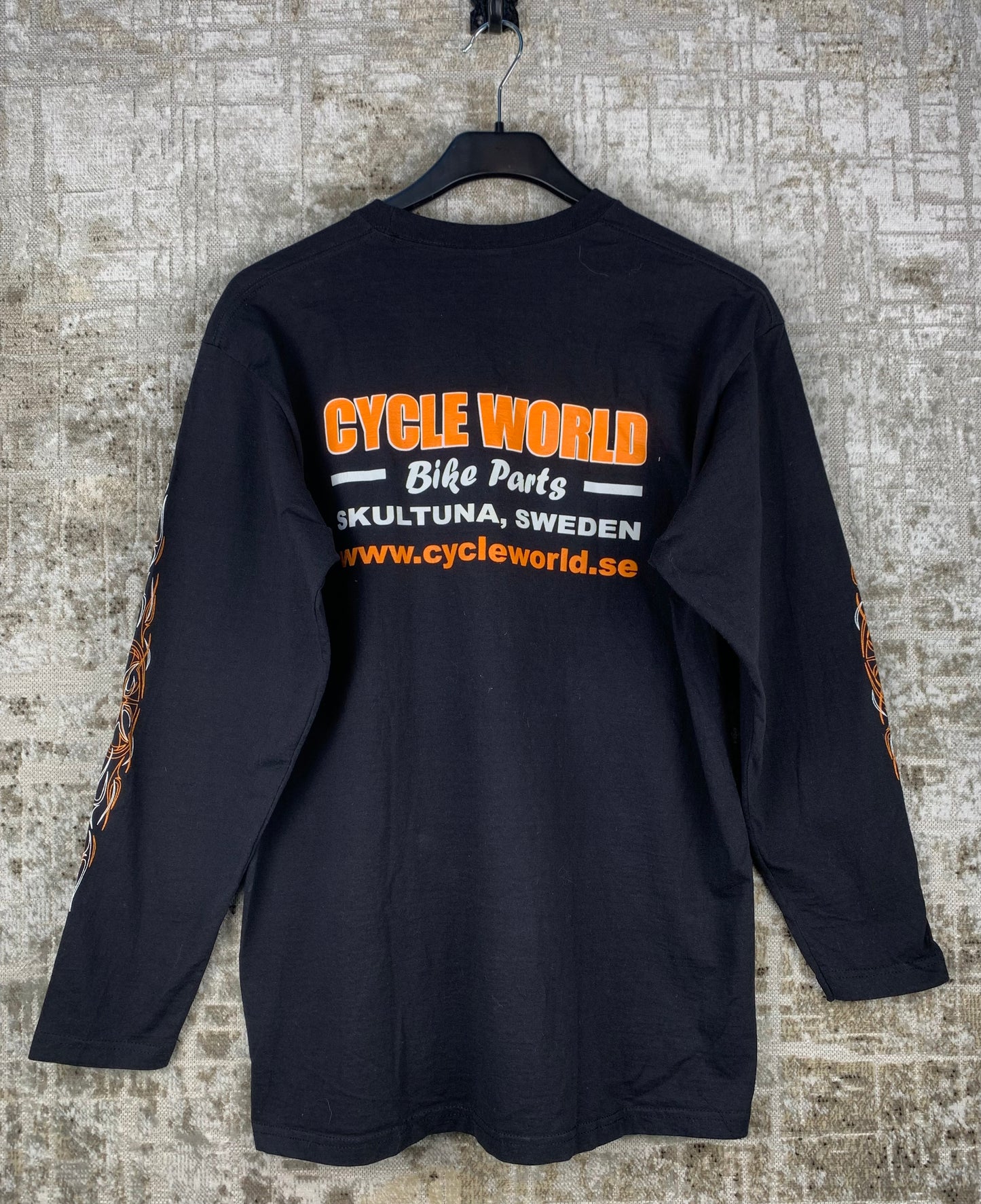 Mens Vintage Cycle World Skultuna Long Sleeve T Shirt