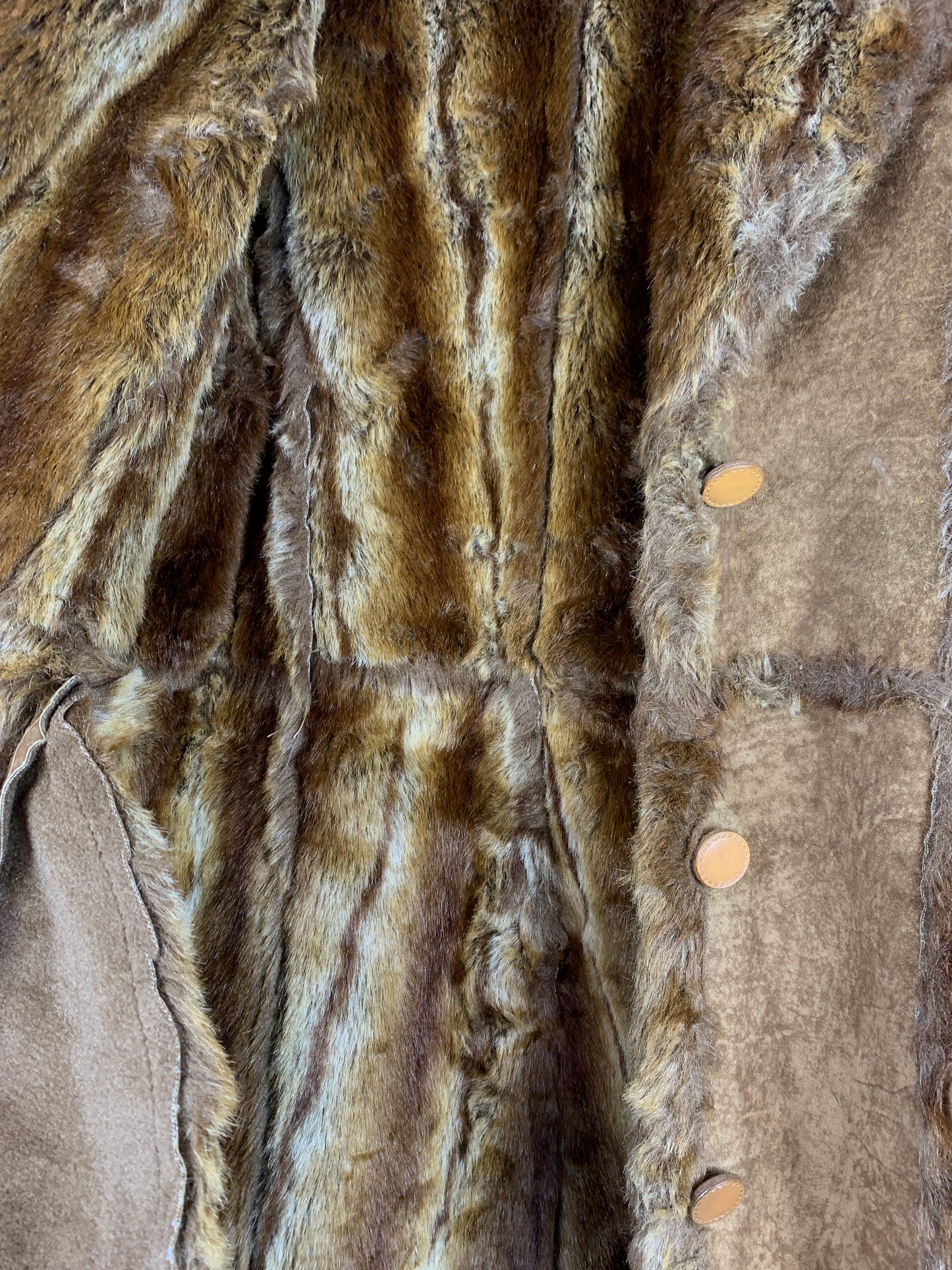 Women's Vintage Faux Fur Lined Winter Coat