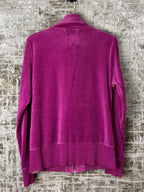 Warp Y2K Velour Track Jacket