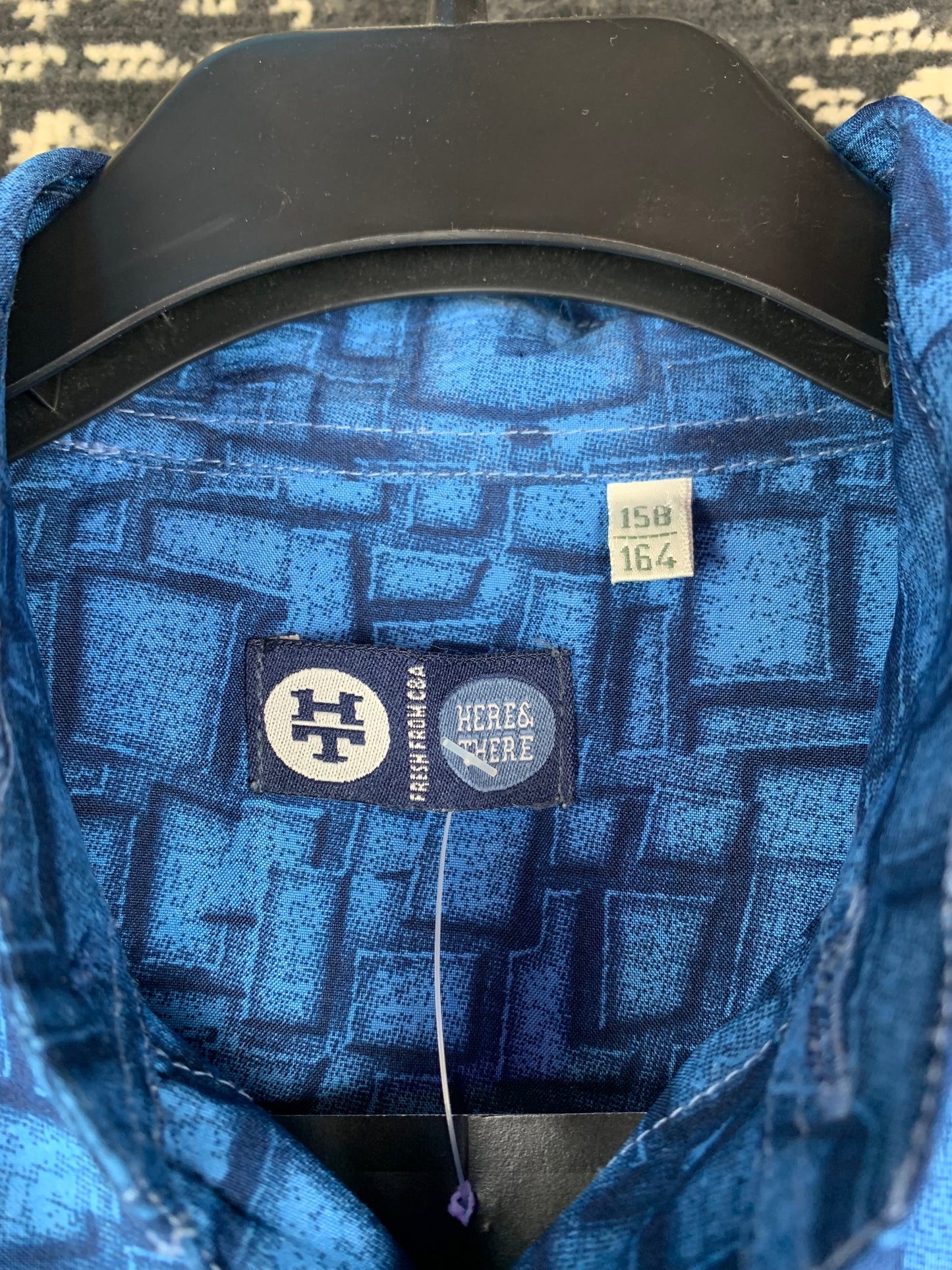 Here & There Blue Dragon Graphic Shirt