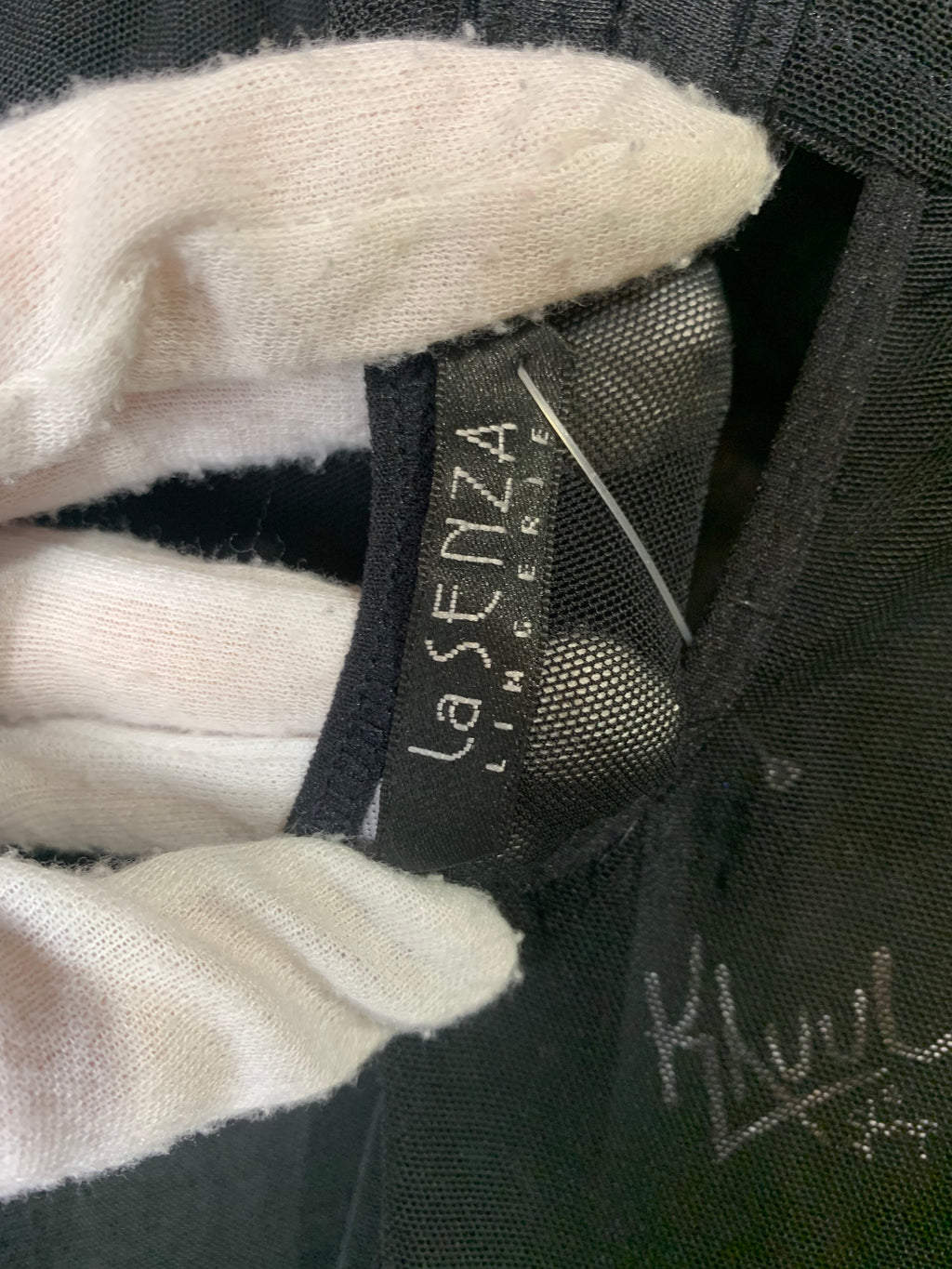 La Senza Satin & Mesh Babydoll Slip