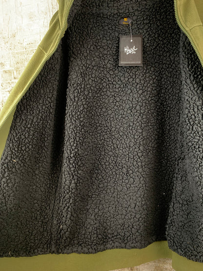 Men's DC Khaki Sherpa Lined Hoodie