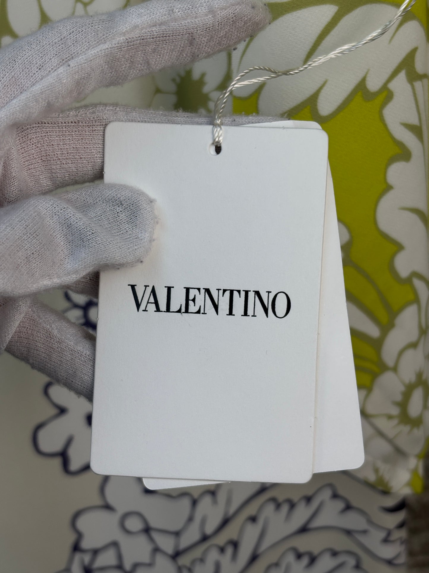 Valentino Garavani Tropical Word Arazzo Kaftan Dress