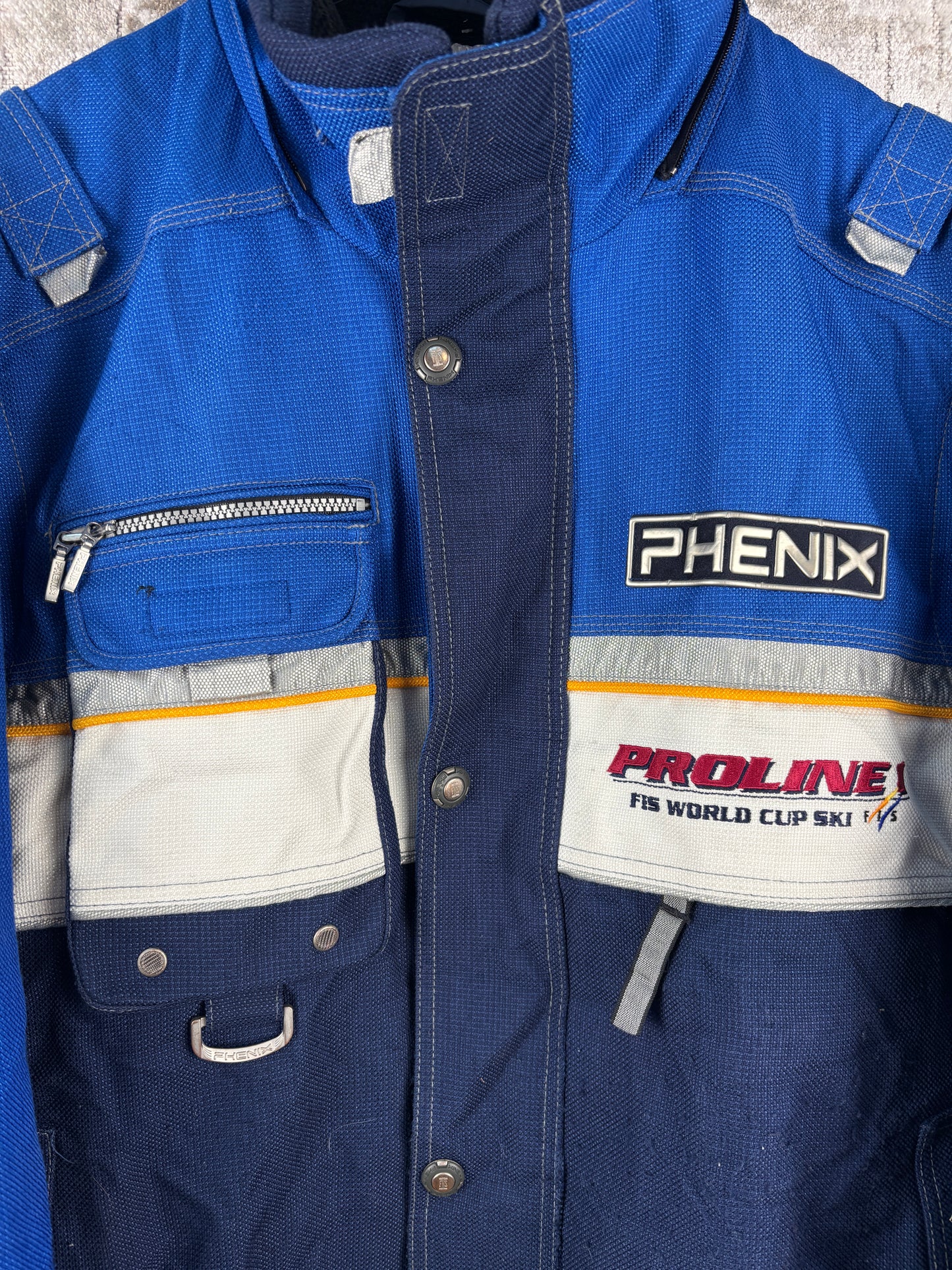 Men's Vintage Phenix Workwear Jacket Blue Proline Ski Jacket