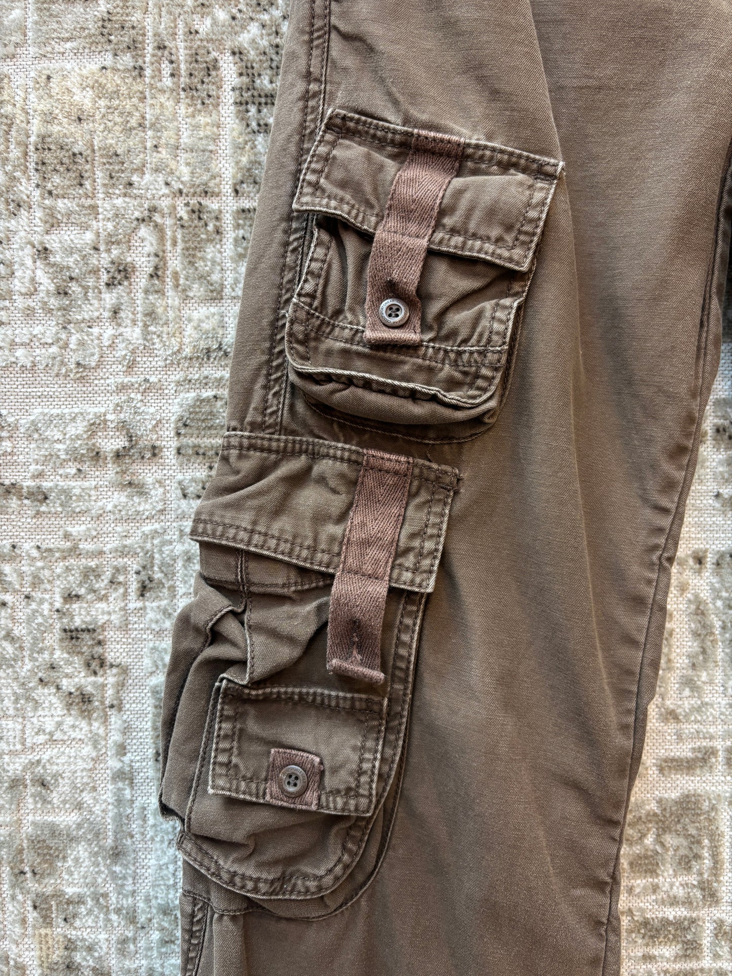 Celio Y2K Embroidered Cargo Pants