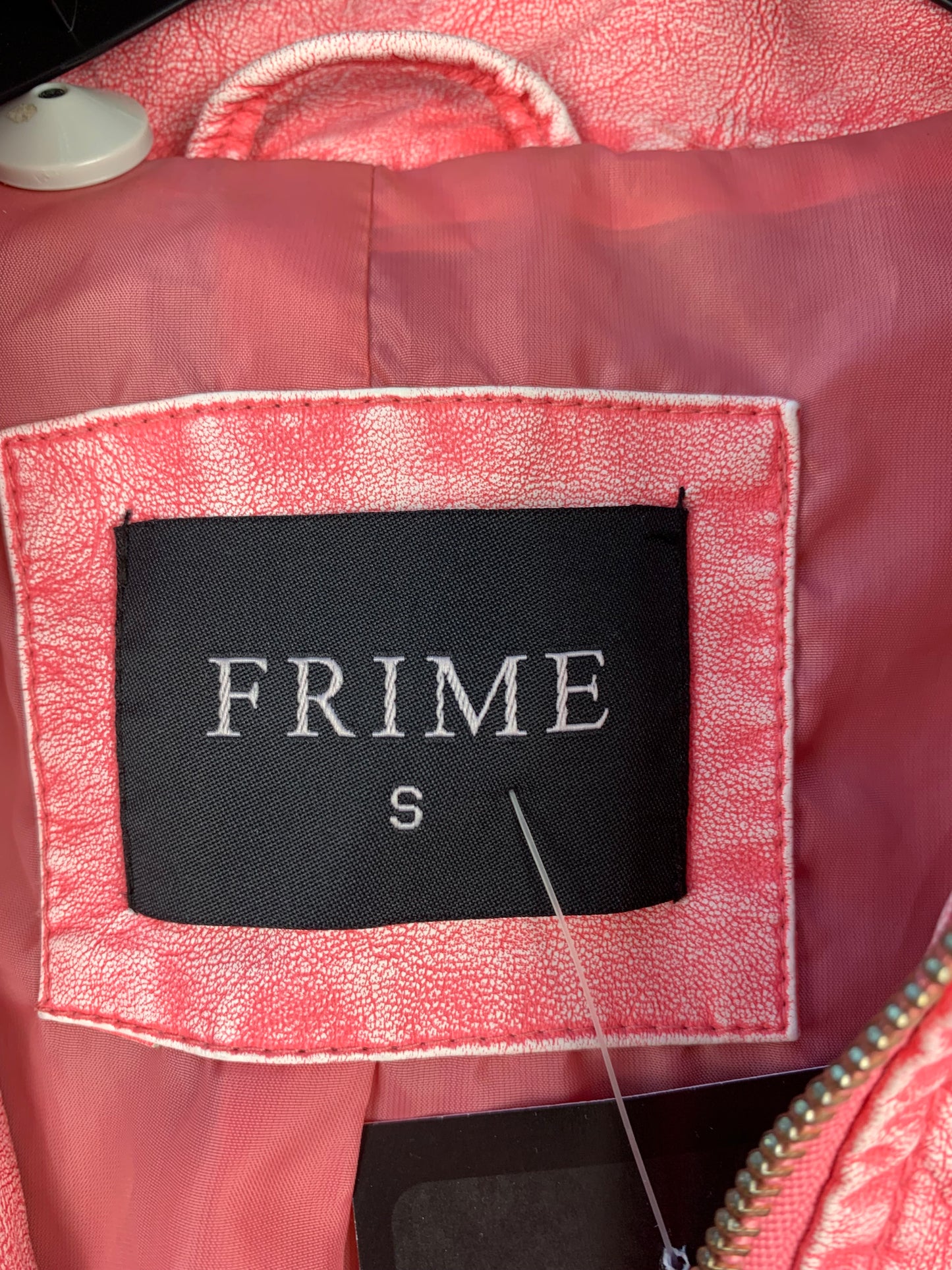 Women's Y2K Pink Leather Jacket